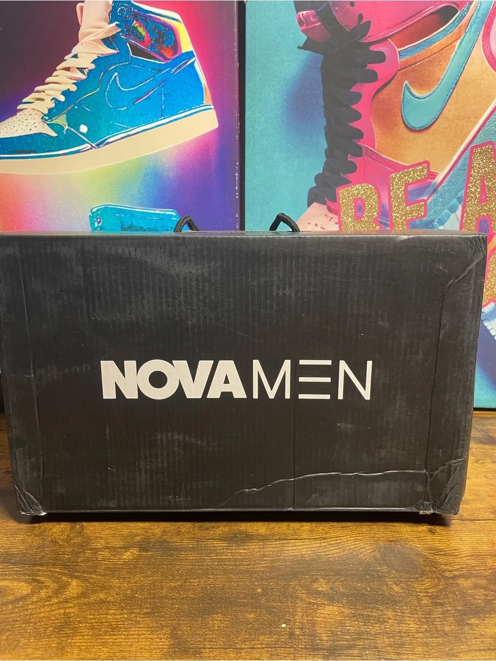 Fashion Nova Men’s Woven Faux Suede Contrast Stitch Penny Loafer size 9